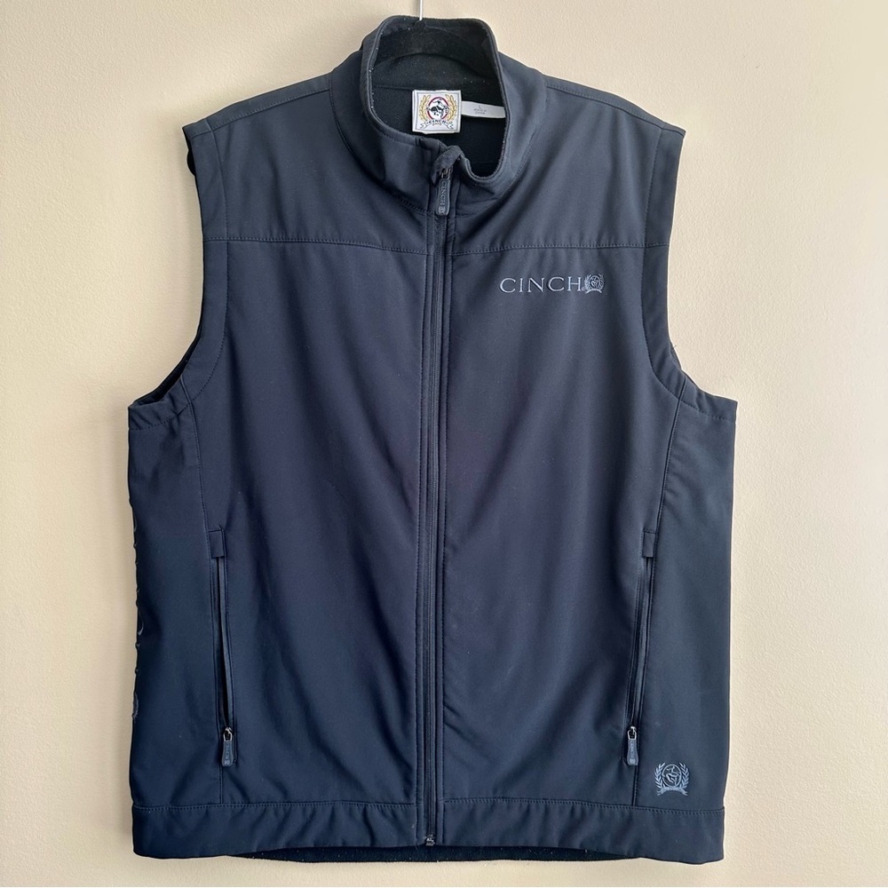 Men’s Black Cinch Windproof Insulated Vest